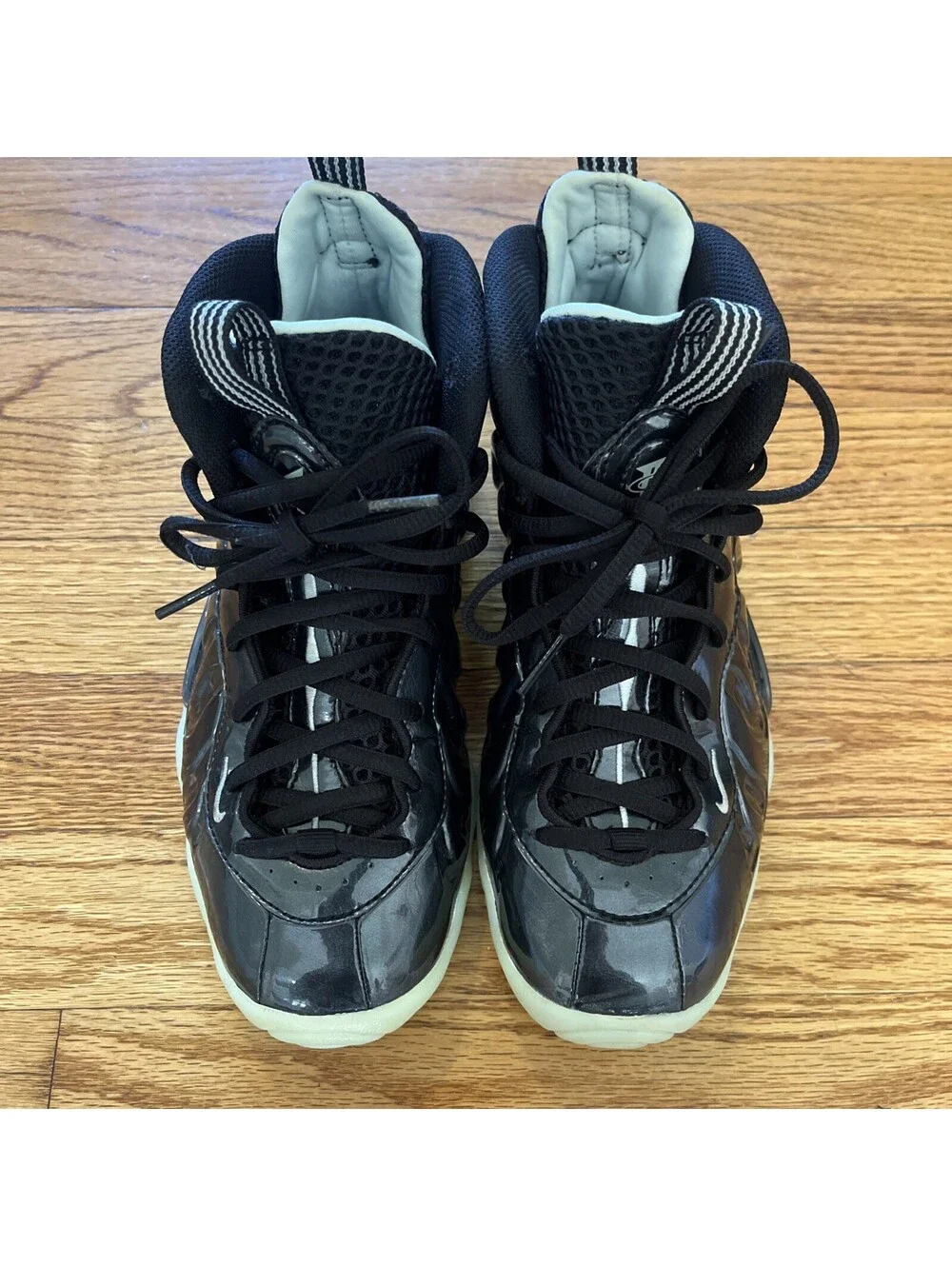 Nike Little Posite One GS All-Star 2021 Shoes (CW1596-001) Black/Barely Green 5Y